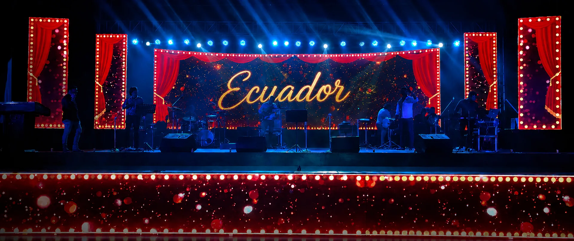 Alquiler pantalla LED gigante congreso corporativo Quito Ecuador