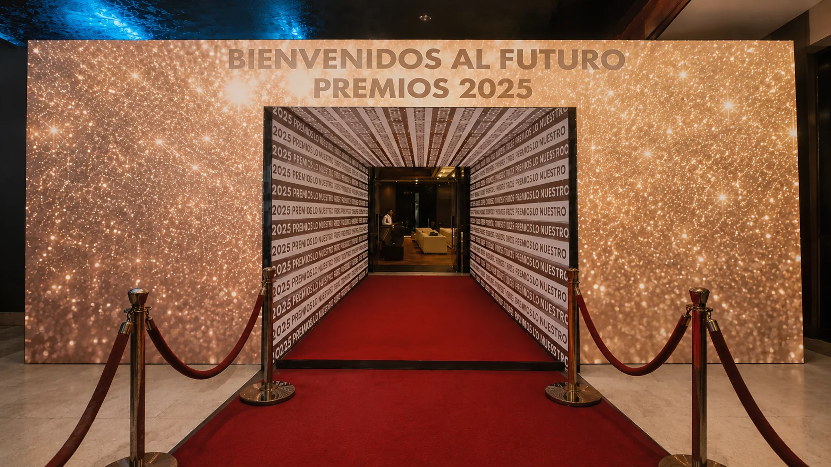 Video wall LED acceso congreso corporativo Ecuador